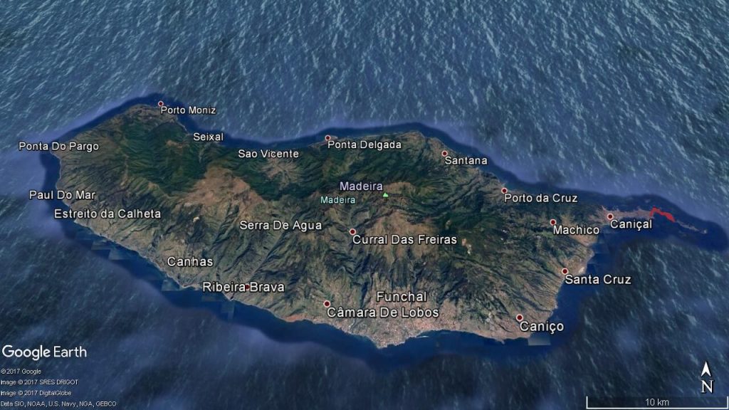 Baía D'Abra Trail Run Main Map