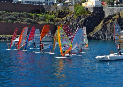 Competitions of windsurfing in Madeira