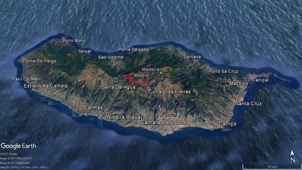 Encumeada Trail Run Main Map