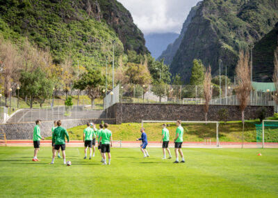 Sports camp located in a valley in Madeira