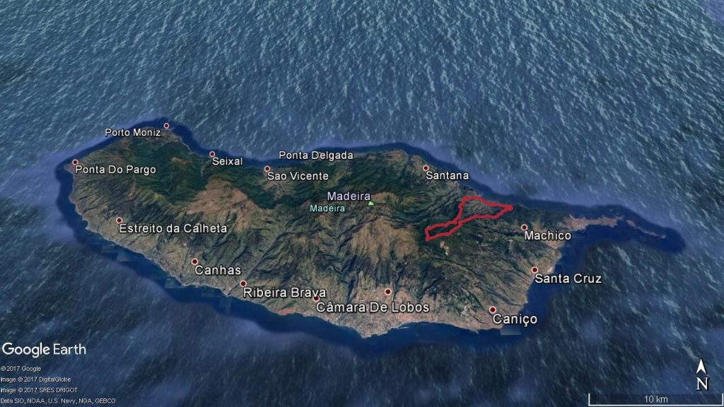 Porto da Cruz 2 Trail Running Main Map