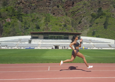 Sprint during workout in Madeira training camp Belgic team
