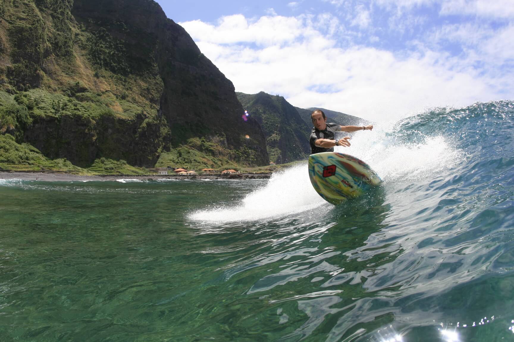 Surfing Madeira