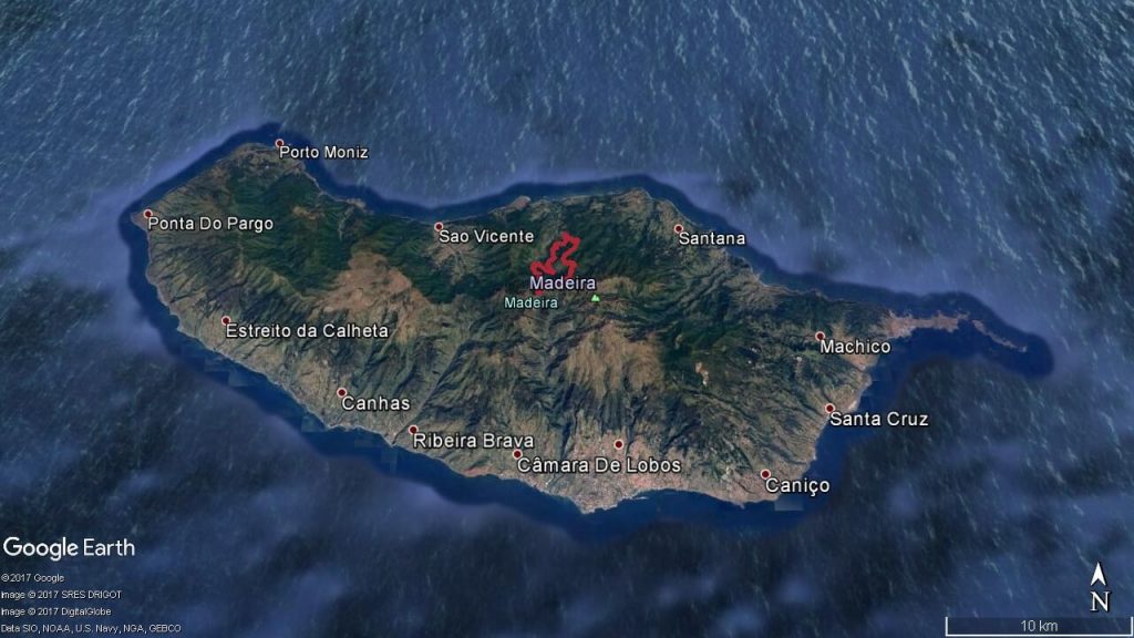 Urzal Trail Running Main Map